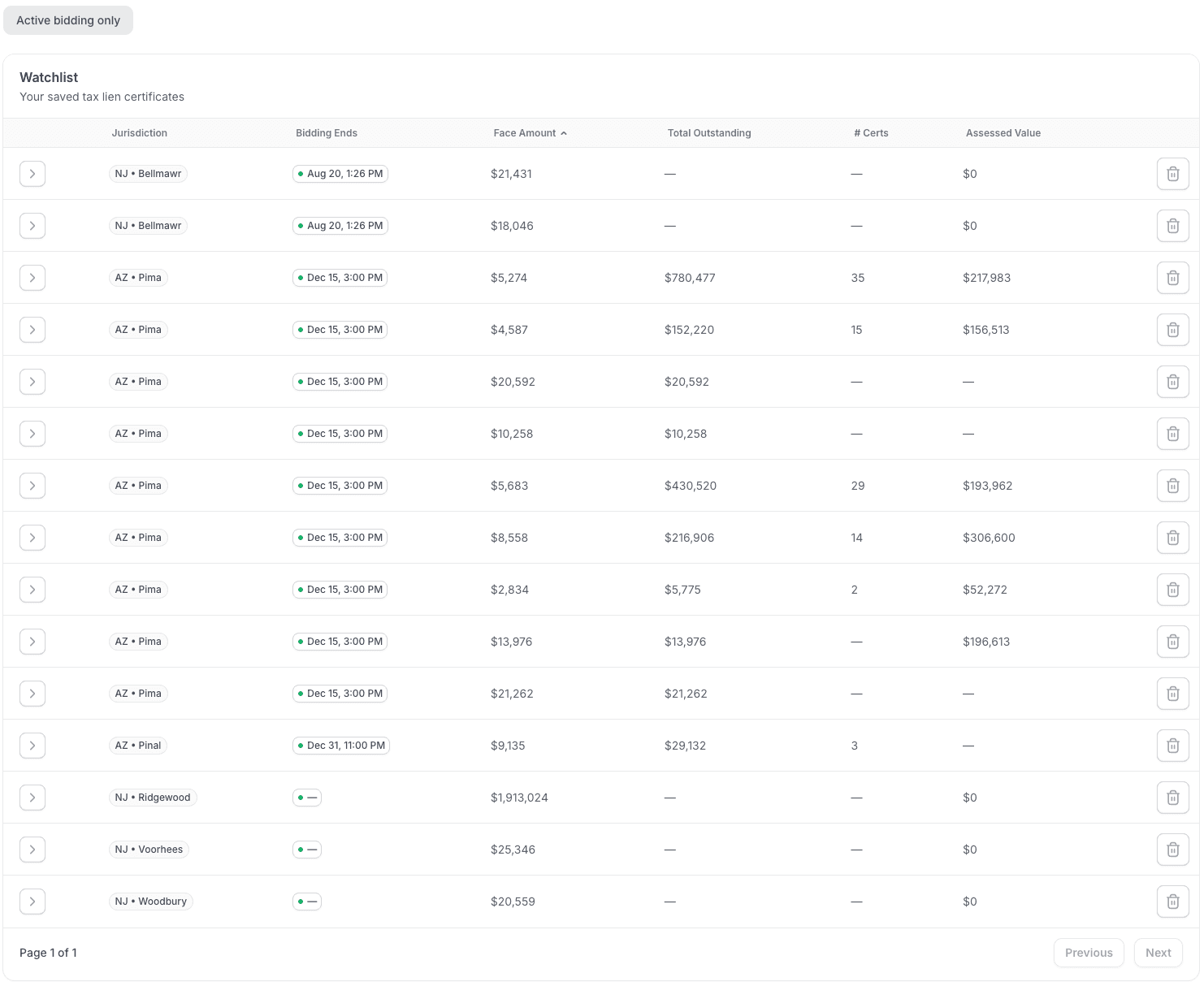 Track what matters screenshot